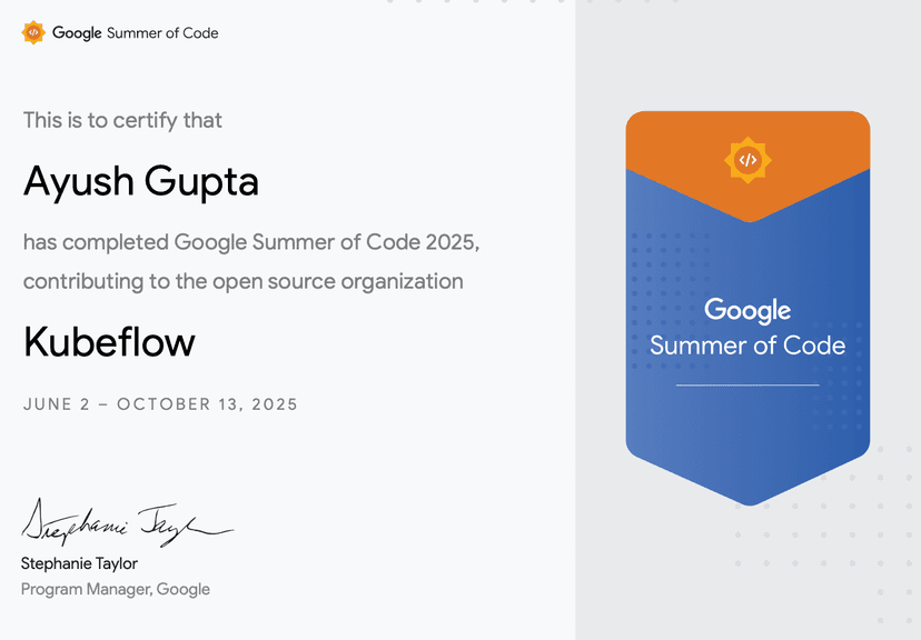 Kubeflow MLOps (GSoC 2025)